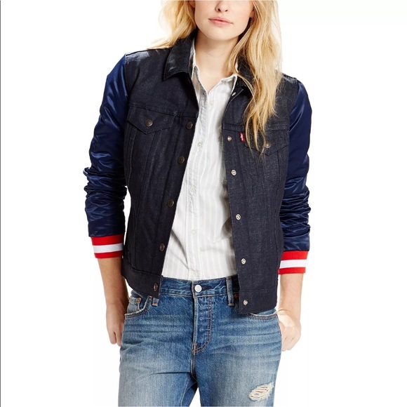 Levi’s NFL New England Patriots Denim Jacket - Picture 2 of 2